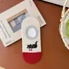 Calcetines Invisibles Bajos de Gato de Dibujos Animados Lindos para Mujer, Calcetines de Algodón Finos Antideslizantes Estilo Ins de Verano