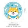 Posavasos de cerámica con temática de mascotas, resistentes al calor y a las quemaduras, con diseños de gato, Shiba Inu y Bichón Frisé, decoración creativa para el hogar y opciones de venta al por mayor