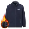 Jaqueta feminina de fleece com forro de fleece 2026 inverno nova jaqueta casual fleece dupla face agasalho quente
