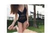 Traje de Baño Nuevo Bikini Sexy para Mujer Sexy Espalda Descubierta Cubre Vientre Encaje Calado Aguas Termales Traje de Baño Conservador