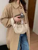 Bolsas de Couro Coreanas de Nicho, Bolsas Transversais, Bolsas Tote Femininas, Bolsas Versáteis da Moda para o Dia a Dia, Bolsas de Ombro Tipo Saco com Textura