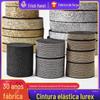 Comércio exterior ouro e prata seda faixa elástica cintura saia leggings elástico externo seda brilhante Faixa Glitter fita elástica decorativa colorida