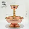  Buda Yuan Hui Copa de Custodio Cobre Rojo Hogar Tíbet Suministros para Alimentar al Buda Copa Tantrica Adornos para Copa de Vino Adornos