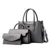 Conjunto de Bolsas Femininas de Três Peças de Grande Capacidade Estilo Luxo de Ponta, Nova Moda Versátil Bolsa de Ombro Transversal, Bolsa de Mão, Mercadorias Transfronteiriças