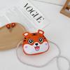 Novo desenho animado bonito saco das crianças PU saco de ombro meninas coreano casual Crossbody Bag pequeno animal bolsa de moeda