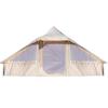 Tienda de Campaña al Aire Libre Harajuku Pirámide Impermeable a Prueba de Viento Doble Puerta Camping Lona de Tela Oxford a Prueba de Viento Camping