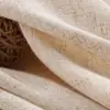 Suministro transfronterizo de falda de lino con volantes combinada con cortinas de ducha, cortinas divisorias de ducha para baño, cortinas de baño impermeables