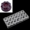 Molde de Chocolate de Plástico Duro PS Molde de Cubitos de Hielo Rosa Herramientas para Hornear Gelatina 3D Disponibles en Varios Estilos