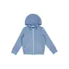 Conjunto deportivo de otoño para niña con un cárdigan con capucha y pantalones de chándal ajustados y ligeramente acampanados, un conjunto de dos piezas