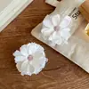 Pinza para el pelo floral doble cara de primavera para niñas, Pasador de flor para flequillo lateral, Pinza accesorio para el pelo para decoración de coleta