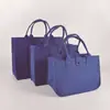 Bolsas Tote de Feltro com Logo Personalizado, Bolsas Tote para o Trabalho, Necessidades Diárias, Sacolas de Presente para Eventos, Feitas Sob Medida com Impressão de Logo