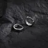 Pendientes de Plata 925 de Alta Gama y Elegantes, Aros de Plata Pura, Clips para Orejas de Círculo Sencillo, Modernos y Únicos para Hombres y Mujeres