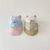Sombrero de Verano para Niños Qiunan Lindo Dibujos Animados Protector Solar Malla Gorra Pico de Pato Ala Ancha Sombrero Solar para Bebé