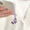 Colgante Mini de Cristal de Gama Alta Cadena de Memoria USB Rosa Cadena de Teléfono Exquisita de Nicho Pulsera de Amuleto de Buena Suerte