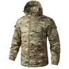 Traje táctico de camuflaje transfronterizo para otoño e invierno, resistente al desgaste y a la suciedad, ropa de trabajo multifuncional de poliéster y algodón, ropa de montañismo para exteriores, uniforme de trabajo