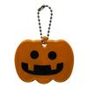 Colgante Reflectante Monstruo Calabaza Halloween Colgante para Mochila Escolar Colgante de Bolsa Reflectante PVC Colgante de Advertencia Nocturna