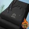 Fabricante Original 2025 Calças de Moletom Retas Espessadas de Veludo Novas Versáteis para Esportes de Outono e Inverno Calças Esportivas Modernas