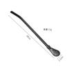 Celebridad de Internet Acero Inoxidable 304 Cuchara con Popote de Doble Propósito Cuchara Mezcladora para Té de Leche Café Cuchara para Mate Popote Removible con Filtro