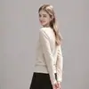 Camiseta Base Manga Longa Decote V com Renda Estilo Coreano Feminina Design de Início de Outono Senso de Temperamento Top Pequeno 25818