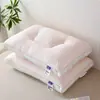 Fabricante Original Almohada de Hielo de Frijol de Seda Helada de Verano con Bordes de Malla Transpirable, Lavable, Almohada Alta Suave, Núcleo de Almohada para Protección del Cuello