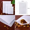 Bolsitas de Té No Tejidas, Bolsitas para Condimentos, Bolsitas de Té de Grado Alimenticio, Bolsitas para Hierbas Medicinales, Bolsitas Filtro para Decocciones, Bolsitas de Té Desechables