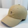 Gorra de béisbol de ala ancha y parte superior suave con bordado nuevo, parasol, protector solar, cabeza grande, cara visible, gorra de ala ancha pequeña, moderna