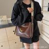 Bolso Bucket Casual Vintage para Mujer 2024 Nuevo Diseño Nicho Bolso Cruzado Correa Ancha para el Hombro Bolso de Hombro para Mujer para ir al Trabajo