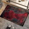Alfombra de Barro Diatomeas Mármol Simple Transfronteriza Dorado Esmeralda Chapado Absorbente Baño Antideslizante Fácil Cuidado Felpudo Alfombra de Secado Rápido