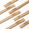 Pauzinhos Estilo Japonês Domésticos Antiderrapantes à Prova de Mofo Bambu e Madeira Pauzinhos Proteção Ambiental Utensílios de Mesa para Restaurante Pauzinhos de Bambu Esculpidos Pacote com 10 Pares