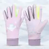 Guantes Cálidos de Peluche de Terciopelo y Repelentes al Agua para Niños, Cortavientos y a Prueba de Frío, Otoño e Invierno, 3-12 Años, Niños y Niñas, Esquí y Juegos en la Nieve