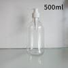 Garrafa Boston de 500ml para desinfetante para as mãos, gel de banho, xampu, garrafa dividida, garrafa de plástico pet, atacado