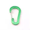Fábrica en stock No. 5 hebillas de resorte en forma de S, hebilla de montañismo de aleación de aluminio en forma de calabaza, gancho de cuerda elástica aplanado