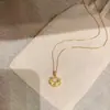 Nuevo Collar Colgante Mini Candado de Paz de Loto Estilo Chino, Bolsa con Candado de Loto con Cadena para Clavícula de Diseño Retro