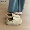 Zapatos de mujer estilo Birkenstock, de cuero genuino, con plataforma para aumentar altura, colección otoño 2026, mocasines sin cordones, estilo popular, diseño completamente cerrado