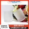 Colorking Taza de Vidrio Esmerilado por Transferencia Térmica Logo Personalizado 8oz Taza de Vidrio para Agua Exportación Pequeña Capacidad