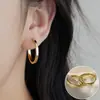 Pendientes de Clip Retro Estilo Hong Kong Dulces y Frescos para Mujer, de Moda y Versátiles, Alta Gama, No Requieren Perforación, Clips para Cartílago, Pendientes Personalizados de Nicho, Tendencia