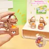 Urso de Desenho Animado Cozinhando Lâmpada de Acampamento ao Ar Livre Chaveiro Boneca Pequena Mini Luz Noturna Brinquedos Pequenos Novos e Estranhos Atacado