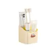 Caja de Almacenamiento para Baño Dopamina de Diseño Propio, Cesta de Almacenamiento de Pared, Soporte Multifuncional para Brochas de Maquillaje de Escritorio