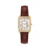 Reloj Femenino Transfronterizo Elegante Moda Estilo Universitario Esfera con Números Romanos Rectangular Nicho Correa de Acero Reloj de Cuarzo