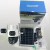 Cámara de Vigilancia Exterior Wifi Solar de Alta Definición con Intercomunicador Remoto por Teléfono Móvil, No Requiere Electricidad ni Internet para Uso Doméstico