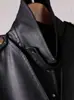 Chaqueta de Cuero Haining de Lujo Ligero Transfronteriza para Mujer, Estilo de Alta Gama para Figuras Pequeñas, Nuevo Modelo Primavera 2026, Gabardina Corta de Piel de Cordero