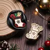 Novo Produto 2026 Série de Natal Cabeça de Selo de Cobre Embossada de Formato Irregular com Motivos de Rena e Floco de Neve para Selos de Cera de Natal