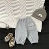 Calça de Moletom Esportiva para Meninos Outono e Inverno Nova Tendência Cool Calça Grossa para Bebê Calça Jogger Quente Estilosa para Bebê
