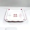 [Linguagem das Flores de Fuxin] Conjunto de Tigelas e Pratos Tigela de Macarrão Doméstica Prato Chinês Prato de Servir Tigela de Arroz Doméstica Tigela de Sopa Prato de Servir