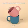 Taza de Agua de Silicona de Color Mixto Amazon, Grado Alimenticio, Resistente a Caídas, Resistente a Altas Temperaturas, Taza de Silicona de Gran Capacidad, Copa de Vino, Personalizable