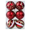 Amazon Transfronteiriça Nova Bola de Natal 6cm Formato Especial Pintada Plástico Galvanizado Conjunto de Bolas Caixa de PVC Decoração