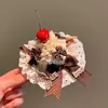 Accesorios para el Cabello Dulces y Lindos para Niños Fiesta de Cumpleaños Pastel Cereza Diadema Sombrero Salida Fiesta Foto Pasador Al por Mayor
