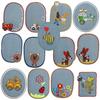 Xiao Tian Amazon Jeans Quente Remendo de Joelho Reparo de Buraco Patch Bordado Patch de Tecido Patch Bordado de Desenho Animado
