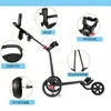 Modelo popular de 2026 de Alemania: carrito de bolsa de golf, carrito de bolsa de golf de tres ruedas, carrito de hierro plegable y almacenable, golf