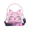 Nueva Linda Mochila Kuromi Billetera de Monedas de Silicona Perro de Orejas Grandes Bolso Cruzado Infantil Bolso de Hombro Princesa de Dibujos Animados